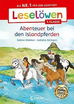 E-Book (epub) Leselöwen 1. Klasse - Abenteuer bei den Islandpferden von Sabine Giebken