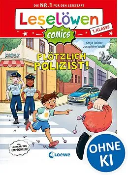 E-Book (epub) Leselöwen Comics 1. Klasse - Plötzlich Polizist von Katja Reider