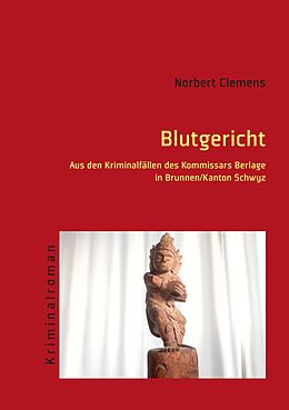 Kartonierter Einband Blutgericht von Norbert Clemens