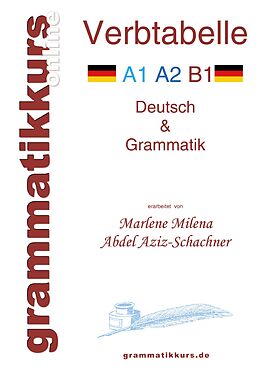 E-Book (epub) Verbtabelle Deutsch A1 A2 B1 von Marlene Milena Abdel Aziz - Schachner