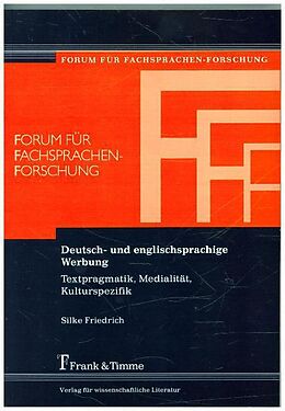 Kartonierter Einband Deutsch- und englischsprachige Werbung von Silke Friedrich
