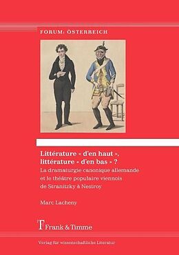 Couverture cartonnée Littérature « d en haut », littérature « d en bas » ? de Marc Lacheny