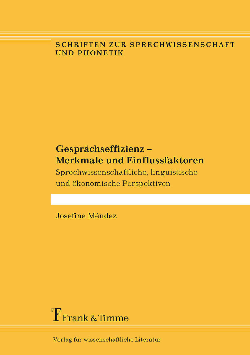 Gesprächseffizienz  Merkmale und Einflussfaktoren