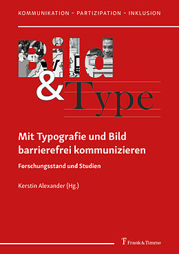 Kartonierter Einband Mit Typografie und Bild barrierefrei kommunizieren von 
