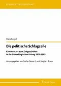 E-Book (pdf) Die politische Schlagzeile von Hans Bergel