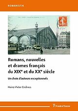 eBook (pdf) Romans, nouvelles et drames français du XIXe et du XXe siècle de Heinz-Peter Endress