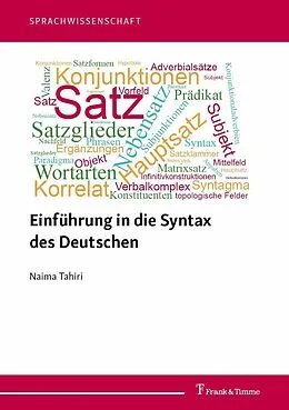 E-Book (pdf) Einführung in die Syntax des Deutschen von Naima Tahiri