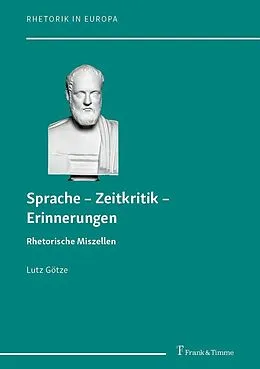 E-Book (pdf) Sprache - Zeitkritik - Erinnerungen von Lutz Götze