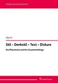E-Book (pdf) Stil - Denkstil - Text - Diskurs von Ulla Fix