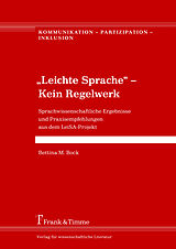 E-Book (pdf) 'Leichte Sprache' - Kein Regelwerk von Bettina M. Bock