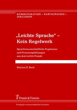 E-Book (pdf) 'Leichte Sprache' - Kein Regelwerk von Bettina M. Bock