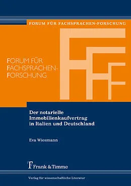 E-Book (pdf) Der notarielle Immobilienkaufvertrag in Italien und Deutschland von Eva Wiesmann
