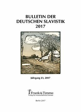E-Book (pdf) Bulletin der Deutschen Slavistik 2017 von 