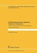 E-Book (pdf) Standardaussprache englischer Namen im Deutschen von Friderike Lange