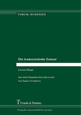 E-Book (pdf) Die transzendente Zensur von Lucian Blaga