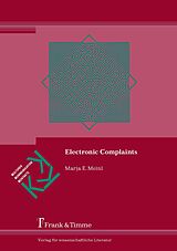 eBook (pdf) Electronic Complaints de Marja E. Meinl