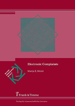 E-Book (pdf) Electronic Complaints von Marja E. Meinl