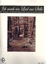 Manfred Schmitz Notenblätter Ich mach ein Lied aus Stille für Gesang