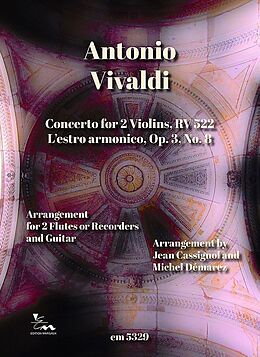 Antonio Vivaldi Notenblätter Larghetto e spiritoso aus Lestro armonico op.3 No.8 RV522