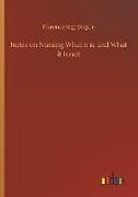 Couverture cartonnée Notes on Nursing What it is, and What it is not de Florence Nightingale