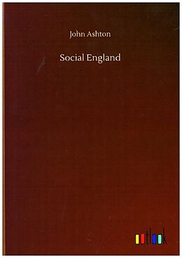 Kartonierter Einband Social England von John Ashton