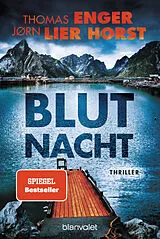 Kartonierter Einband Blutnacht von Thomas Enger, Jørn Lier Horst