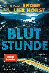 Kartonierter Einband Blutstunde von Thomas Enger, Jørn Lier Horst