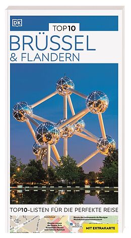 Kartonierter Einband TOP10 Reiseführer Brüssel &amp; Flandern von Antony Mason