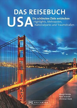 Fester Einband Das Reisebuch USA von Dr. Peter Kränzle und Dr. Margit Brinke