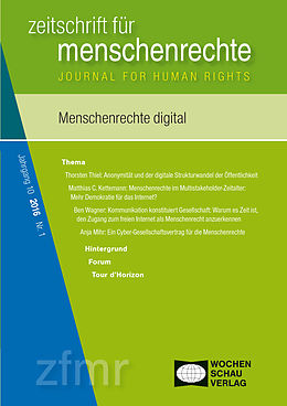 E-Book (pdf) Menschenrechte digital von Ben Wagner, Thorsten Thiel, Frédéric Krumbein