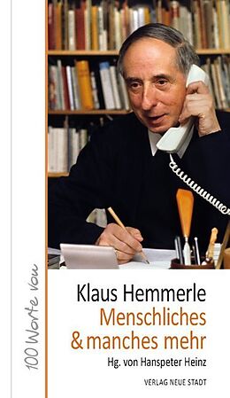 Fester Einband Menschliches &amp; manches mehr von Klaus Hemmerle