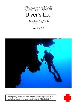 Kartonierter Einband Jaegers.Net Diver's Log - Taucher Logbuch von Michael L. Jaegers