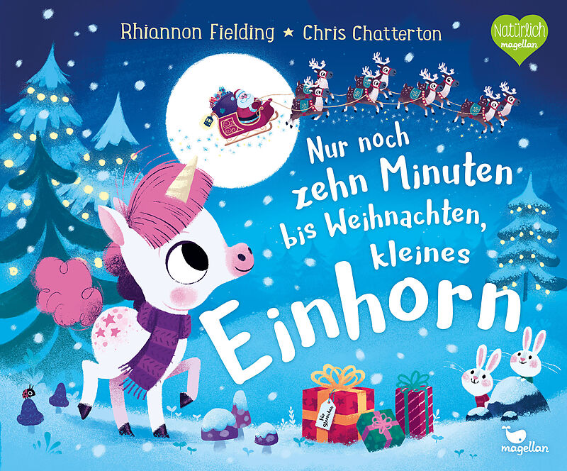 Nur noch zehn Minuten bis Weihnachten, kleines Einhorn
