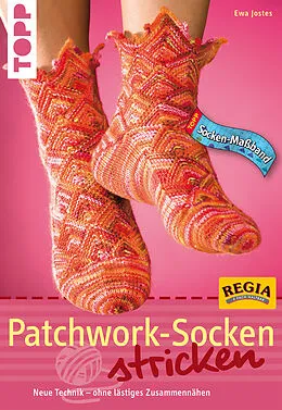 E-Book (pdf) Patchwork-Socken stricken von Ewa Jostes