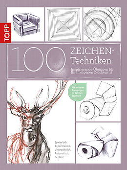 E-Book (pdf) 100 Zeichentechniken von Monika Reiter, Dieter Schlautmann