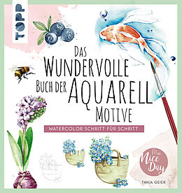 E-Book (epub) Das wundervolle Buch der Aquarell-Motive von Tanja Geier