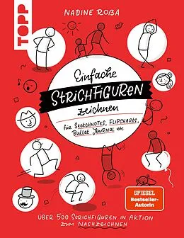 E-Book (pdf) Einfache Strichfiguren zeichnen (SPIEGEL Bestseller Autorin) von Nadine Roßa