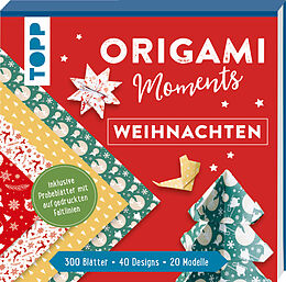 Kartonierter Einband Origami Moments - Weihnachten. Der perfekte Faltspaß für Winter &amp; Weihnachten von frechverlag