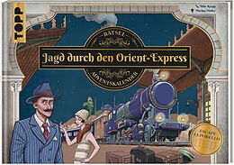 Fester Einband Jagd durch den Orient-Express  Rätsel-Adventskalender von Markus Müller