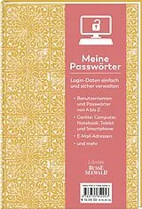 Fester Einband Meine Passwörter. Ein Eintragebuch für Ihre Zugangsdaten, das Sie einfach in Ihrem Bücherregal verstecken können. von frechverlag