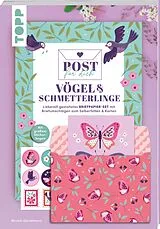 Kartonierter Einband Post für dich. Vögel & Schmetterlinge von Miriam Dornemann