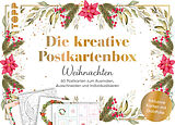 Fester Einband Die kreative Postkartenbox: Weihnachten. von frechverlag