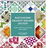 Kartonierter Einband Patchwork Granny Square Decken von Anita Gibney