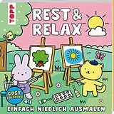 Kartonierter Einband Cosy Coloring - Rest & Relax von Sam Jayne