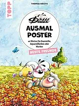 Kartonierter Einband DIDDL  Ausmalposter  Beste Freunde von Thomas Goletz