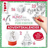 Kartonierter Einband Die Kunst des Zeichnens für Kinder Adventskalender von Gecko Keck