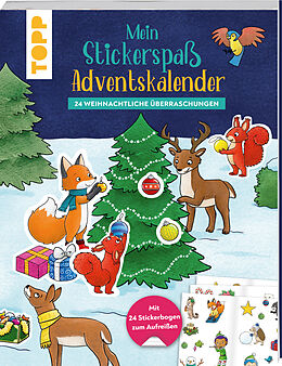 Kartonierter Einband Mein Stickerspaß-Adventskalender von Mimi Hecher