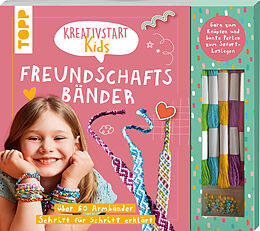 Fester Einband Kreativstart Kids Freundschaftsbänder. Anleitungsbuch und Material von frechverlag