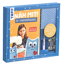 Kartonierter Einband Kreativ-Set: Näh mit! Die Kindernähschule von Ina Andresen