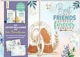 Kartonierter Einband Adventskalender für Beste Freundinnen von frechverlag